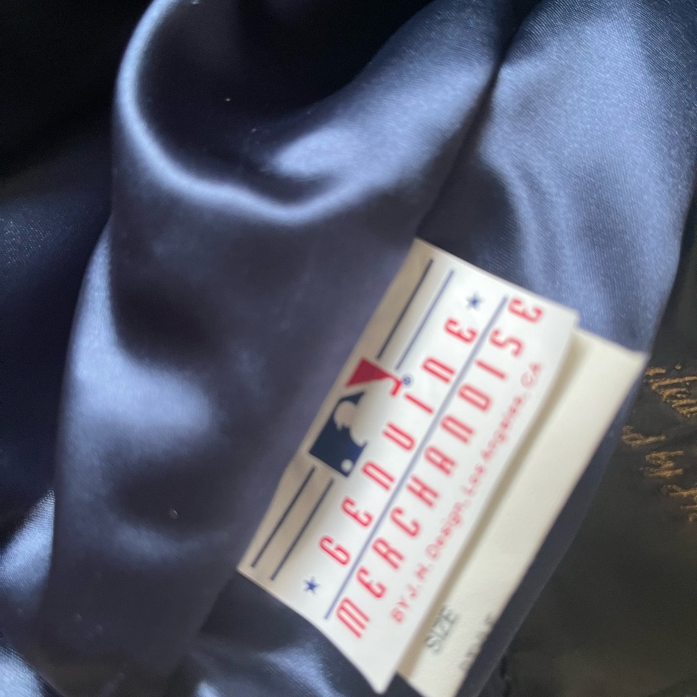 Rare Jeff Hamilton Back to Back 92-93 World Series Blue Jays Jacket leather - Picture 6 of 6